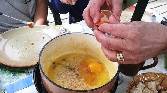 Fondue casser oeuf | Religieuse