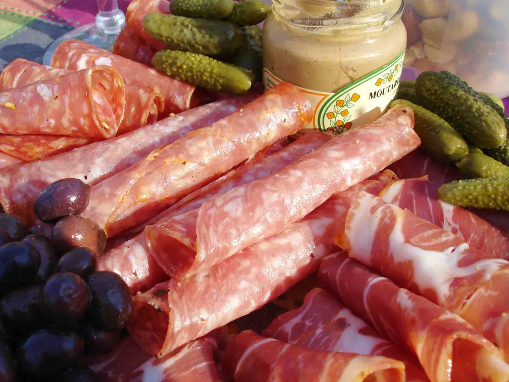 Charcuterie raclette bowl