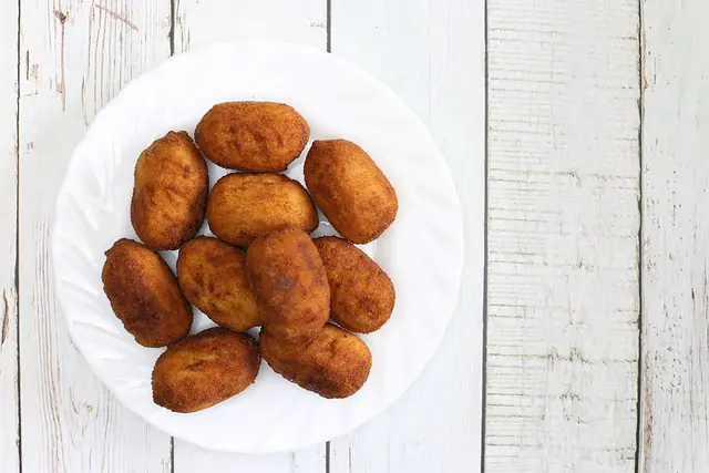 Croquettes de raclette aux lardons